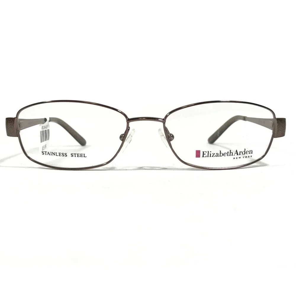 Elizabeth Arden EA 1109-1 Eyeglasses Frames Brown Rectangular Full Rim 52-16-130